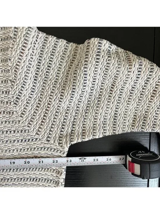 vintage 90s striped boho granola grunge sweater - Picture 6 of 8